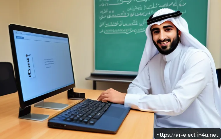 전자기기 자격증 시험 난이도별 대비법 - A modern Middle Eastern study room scene showcasing an Arab young adult male preparing for an advanc...